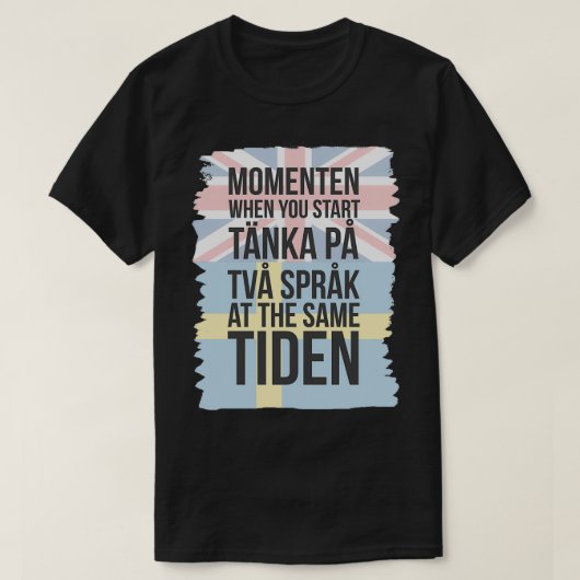 Momenten Brit Versie T-shirt (Design voorkant)