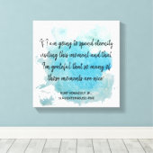 Momenten citeren Slachthuis Vijf Vonnegut Canvas Afdruk (Insitu (Houten vloer))