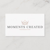 Momenten Creëer fotografie Visitekaartje (Voorkant)