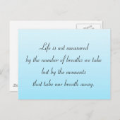 Momenten die onze adem wegnemen briefkaart (Voorkant / Achterkant)