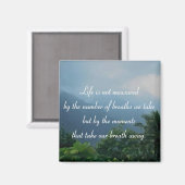 Momenten die onze adem wegnemen magneet (Voorkant / Achterkant)