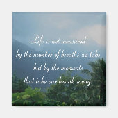 Momenten die onze adem wegnemen magneet (Voorkant)