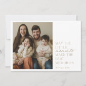 Momenten en herinneringen Holiday-fotokaart Feestdagenkaart (Voorkant)