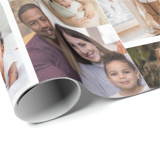 Momenten in Focus:  6 Fotocollage Cadeaupapier (Rol Hoek)