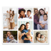 Momenten in Focus:  6 Fotocollage Foto Afdruk (Voorkant)