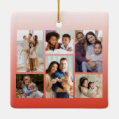 Momenten in Focus:  6 Fotocollage Keramisch Ornament (Achterkant)