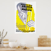 Momenten met Genius 1941 WPA Poster (Keuken)