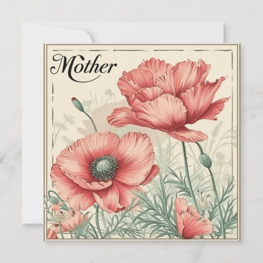 Momenten met Moeder: Doordachte Groeten Feestdagenkaart (Voorkant)