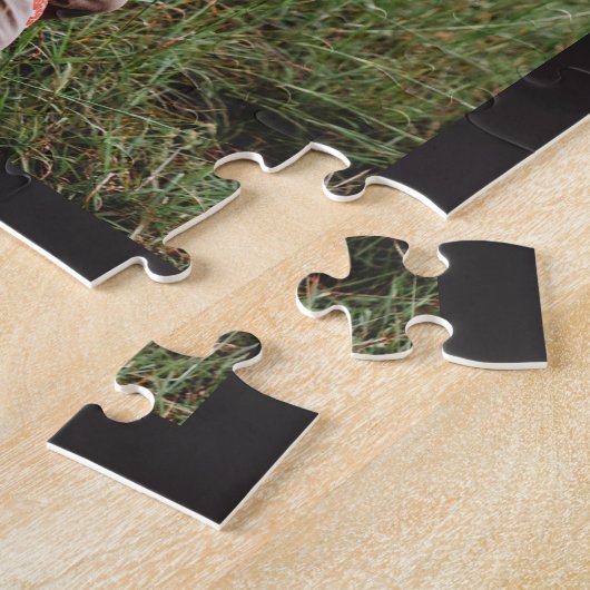 Momenten van belang Bewerkbare kleur Aangepaste fo Legpuzzel (Zijkant)