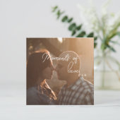 Momenten van liefde, verliefd koppel kaart (Staand voorkant)