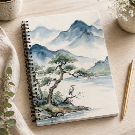 Momenten van Vrede Inkt Was Journal  Notitieboek
