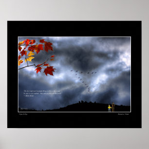 Momenten van Wonder Poster - Helen Keller Quote