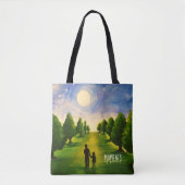 Momenten van wondermoonverlichte wandeling in bos tote bag (Voorkant)