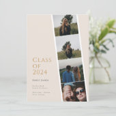 Momenten vastleggen Afstuderen foto aankondigingen (Staand voorkant)