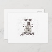momenten vastleggen met camera briefkaart (Voorkant / Achterkant)