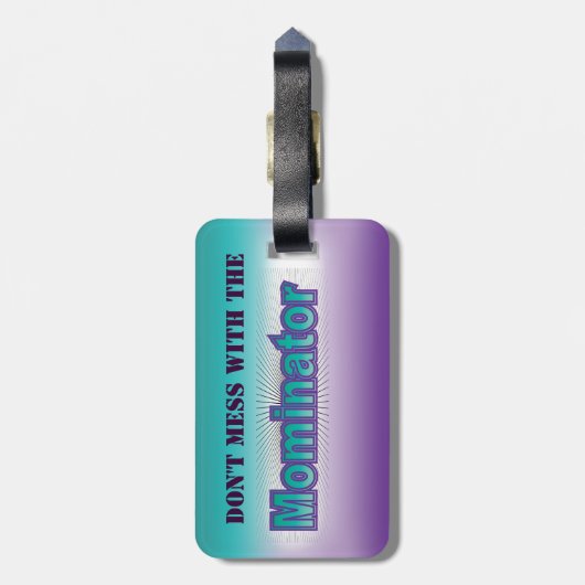 Momentje Bagagelabel (Achterkant verticaal)