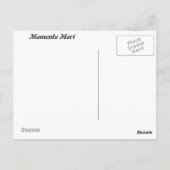 Momento Mori  briefkaart (Achterkant)