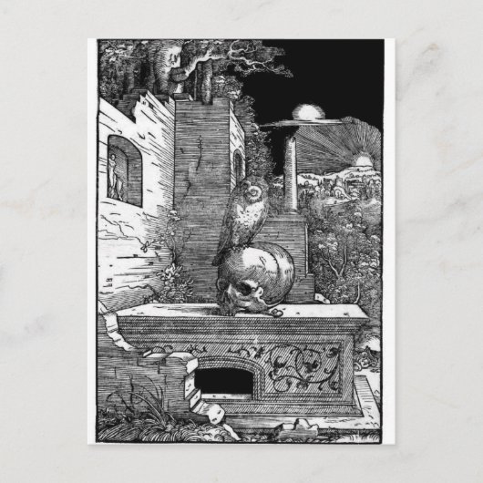 Momento Mori  briefkaart (Voorkant)