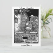 Momento Mori Uitnodiging (Staand voorkant)