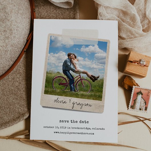 momentopname | Foto Save the Date Kaart
