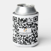 momentopname qr-code blikjeskoeler (Blikje Voorkant)