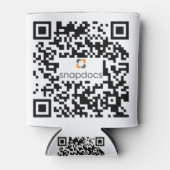 momentopname qr-code blikjeskoeler (Voorkant)