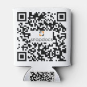momentopname qr-code blikjeskoeler (Achterkant)