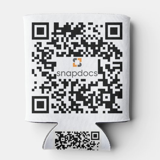 momentopname qr-code blikjeskoeler (Achterkant)