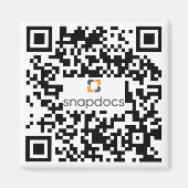 momentopname qr-code magneet (Voorkant)