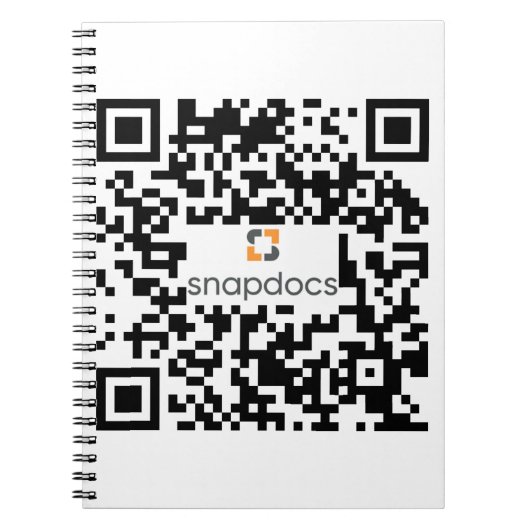 momentopname qr-code notitieboek (Voorkant)