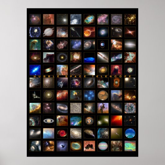 Momentopname van het Poster in het universum (Voorkant)