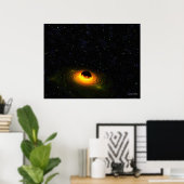 Momentopname van maken poster (Thuiskantoor)