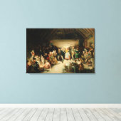 Momentopname van Snapp Apple nacht Canvas Afdruk (Insitu (Houten vloer))