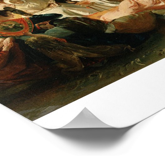 Momentopname van Snapp Apple nacht Poster (Hoek)