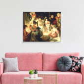 Momentopname van Snapp Apple Night (detail) 3 Canvas Afdruk (Insitu (Woonkamer))