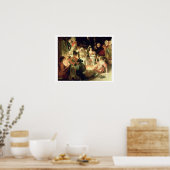 Momentopname van Snapp Apple Night (detail) 3 Poster (Keuken)