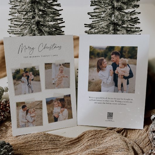 momentopname | Vrolijk Kerstfeest 5 Foto Feestdagenkaart