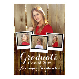  momentopnamen Aangepast Afstuderen Foto 12,7x17,8 Uitnodiging Kaart