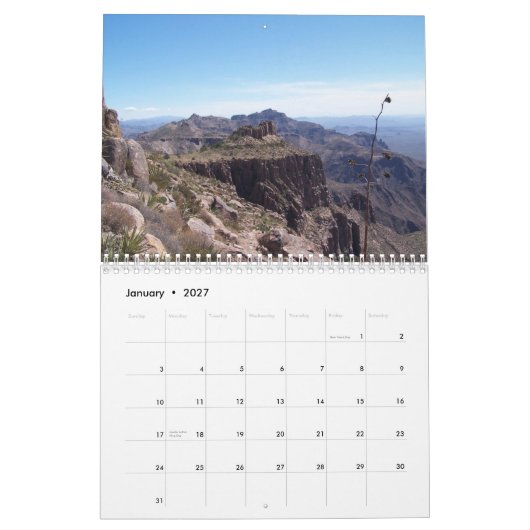 Momentopnamen Kalender (Jan 2027)