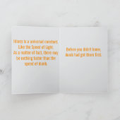 "Momentous Discovery" (Any) Joke Kaart (Binnen)