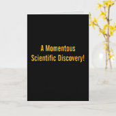 "Momentous Discovery" (Any) Joke Kaart (Gele Bloem)