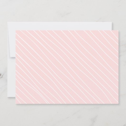 Momentous Script Pink Photo Afstuderen Aankondiging (Achterkant)