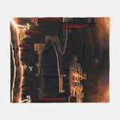 "Moments After" - mysterieuze cryptische kunst. Fleece Deken (Voorkant (Horizontaal))