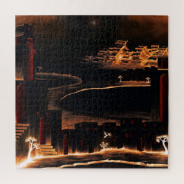 "Moments After" - mysterieuze cryptische kunst. Legpuzzel