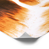 "Moments After" - mysterieuze cryptische kunst. Poster (Hoek)