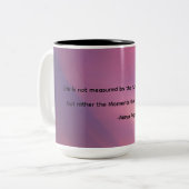 Moments coffee mug with cloud background tweekleurige koffiemok (Voorkant links)
