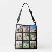 Moments Treasured:  9 fotocollage Crossbody Tas (Achterkant)
