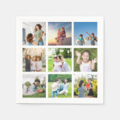 Moments Treasured: 9 fotocollage Servet (Voorkant)