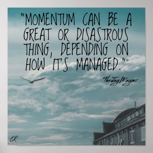 "Momentum" Poster (Voorkant)