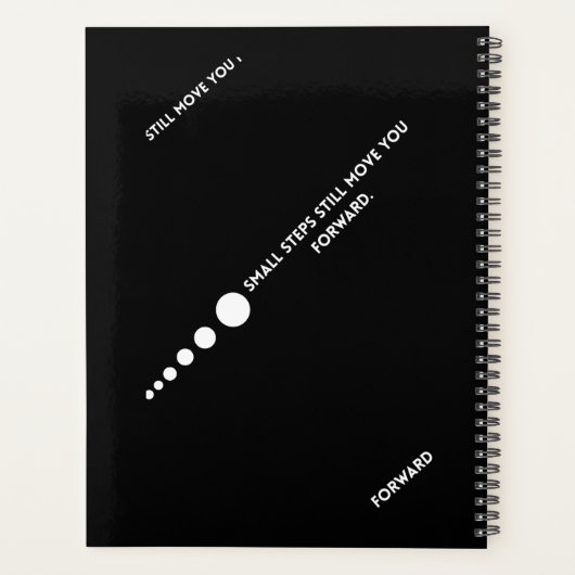 Momentum Series Planner-Small Steps Still Move... Planner (Achterkant)
